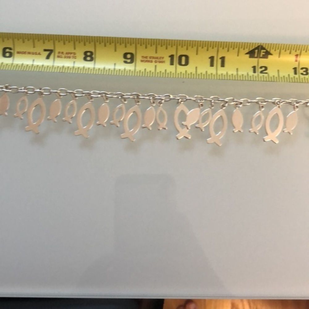 Best Christian fish silver toned necklace - Picture 4 of 4